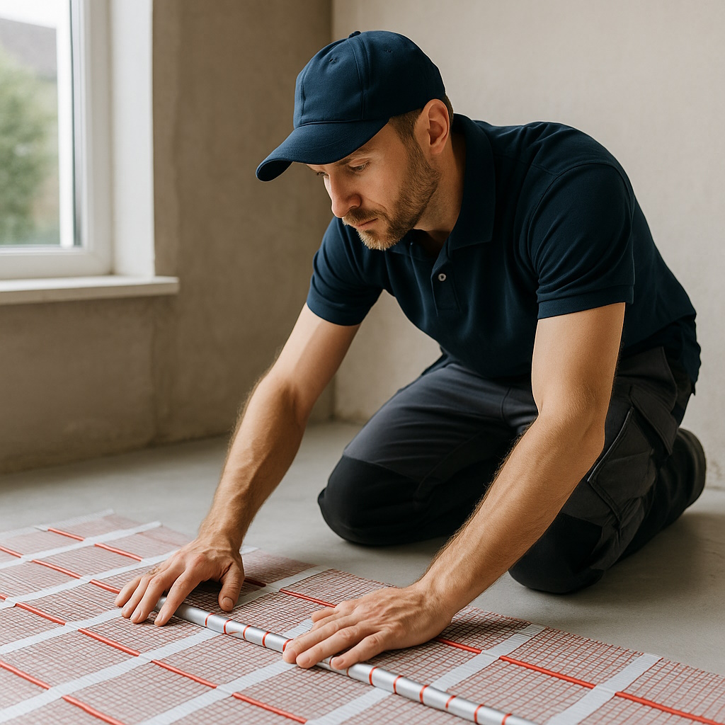 UFH Engineer Working